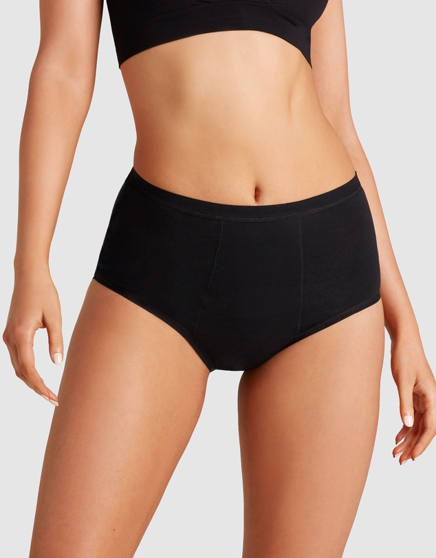 Love Luna - 3 Pack Women's Cotton Period Full Brief