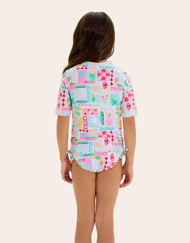 Seafolly - Capri Rouched Rash Set - Kids