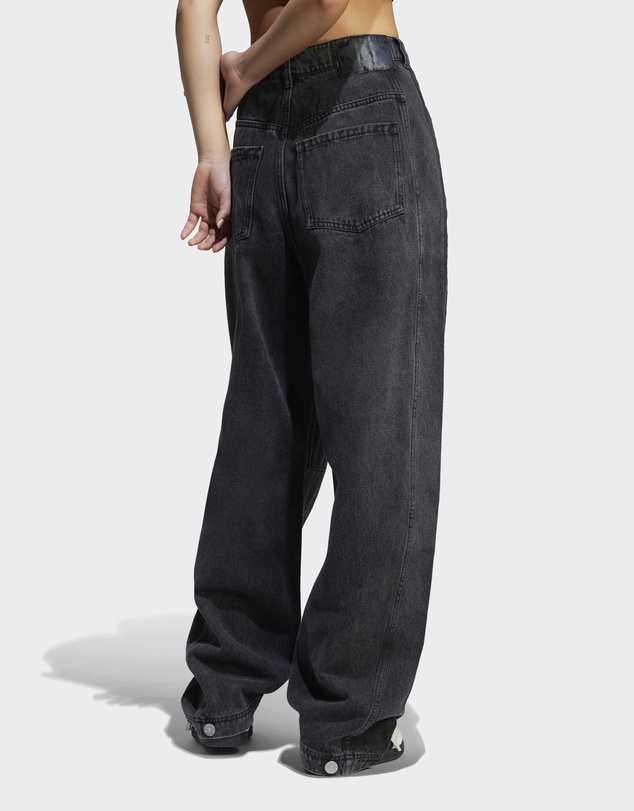 adidas Originals - Adilenium Barrel Leg Denim Pants Womens