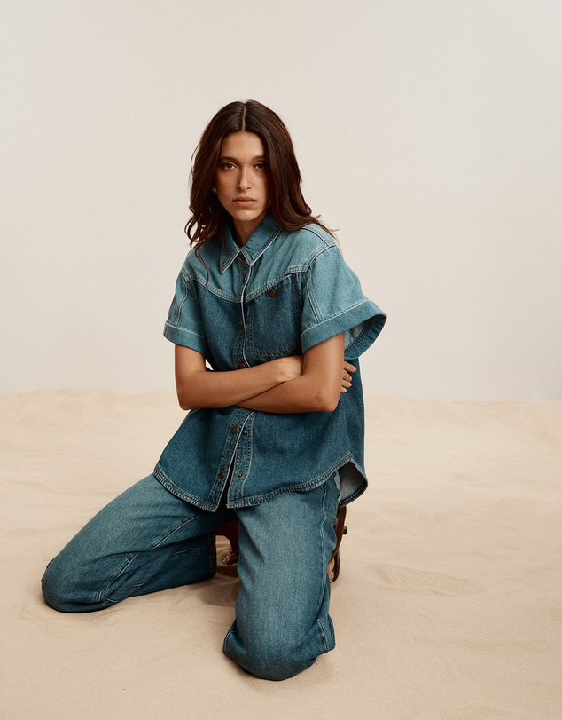 KIVARI - Coralie Denim Shirt
