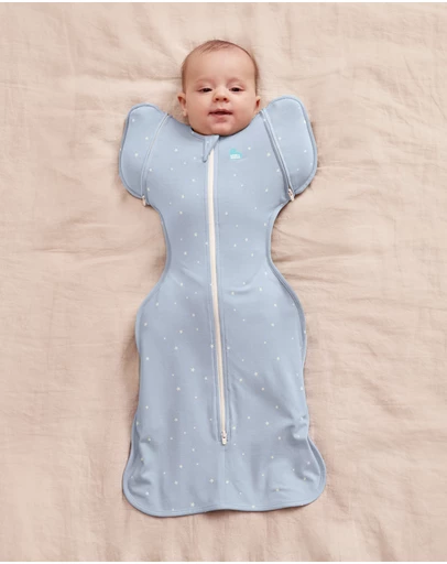 Love to Dream - Swaddle Up™ Transition Bag 1.0 TOG Cotton Powder Blue Twinkle