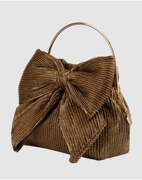 Olga Berg - Elise Pleated Top Handle