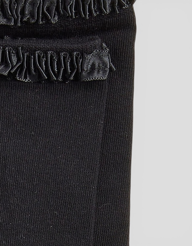 High Heel Jungle - Lara Satin Trim Cotton Socks - 2 Pairs