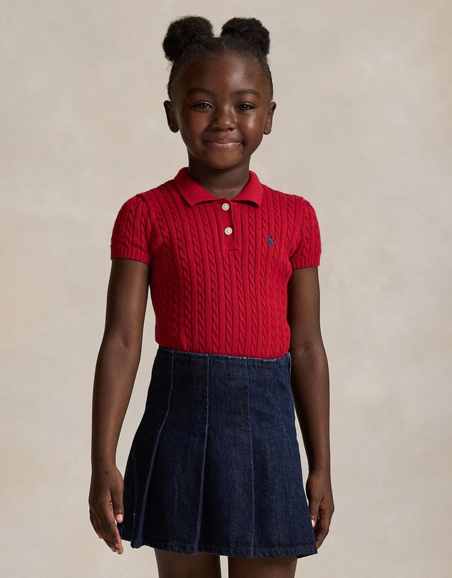 Polo Ralph Lauren - Mini-Cable Cotton Polo Sweater - ICONIC EXCLUSIVE - Kids