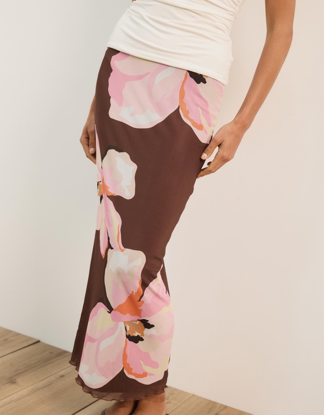 Atmos&Here - Georgia Mesh Maxi Skirt