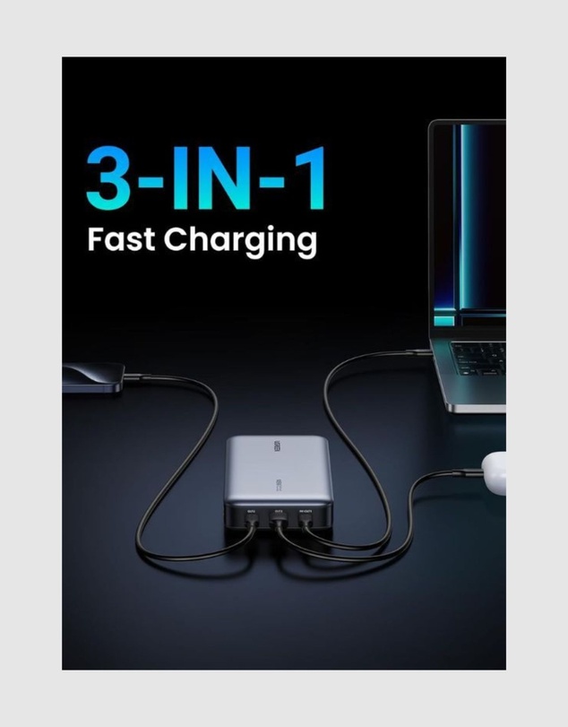 Ugreen - UGREEN 145W 25000mAh for Laptop-3 Ports Power Bank
