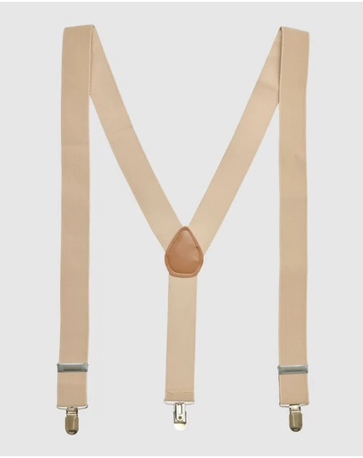 yd. - Leather Look Braces