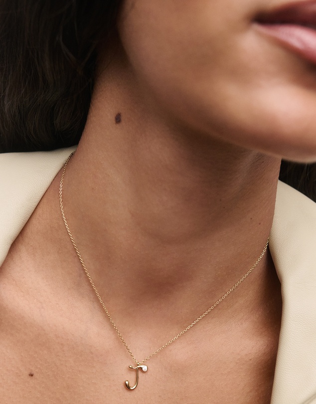 PDPAOLA - Initial 2026 J Pendant Necklace