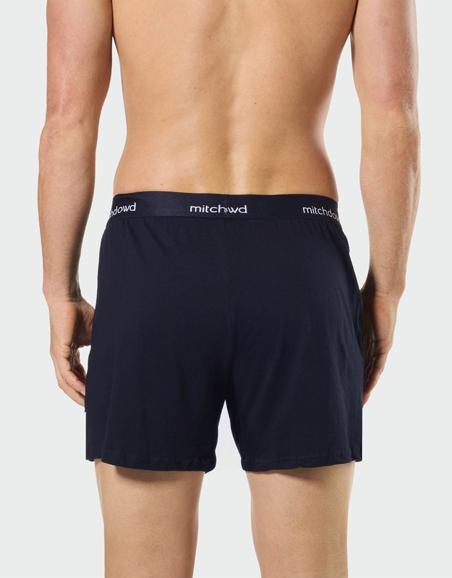 Mitch Dowd - Loose Fit Knit Boxer Shorts 3 Pack - Navy