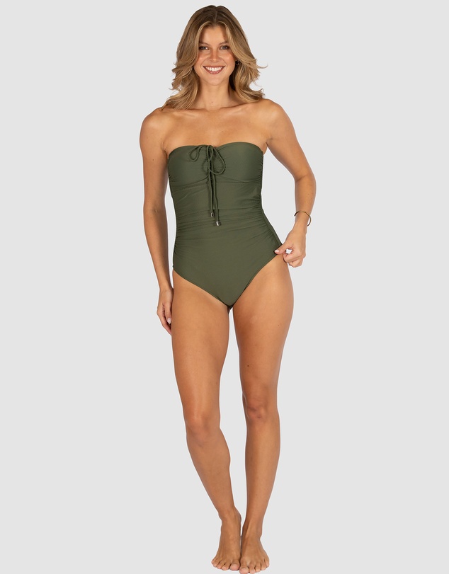Baku Swimwear - Rococco Bandeau One Piece Swimsuit
