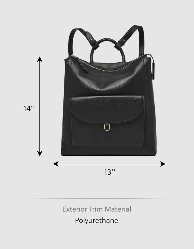 Fossil - Fossil Parker Black Backpack ZB1836001