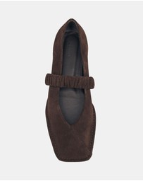 Alohas - Lautan Leather Ballet Flats - Women's