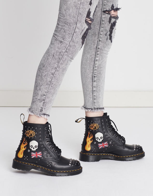 Dr Martens - 1460 Rockabilly 8-Eye Boots - Women's