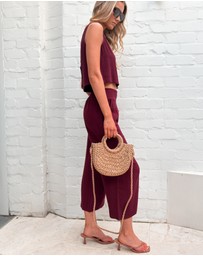 Esther & Co - Lighthouse Pants - Bordeaux