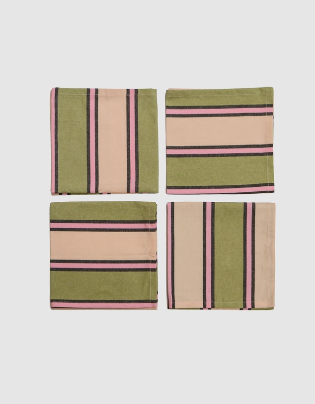 Mosey Me - Carnival Stripe Napkin Set