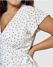 Sunday In The City - Framed Frill Dress