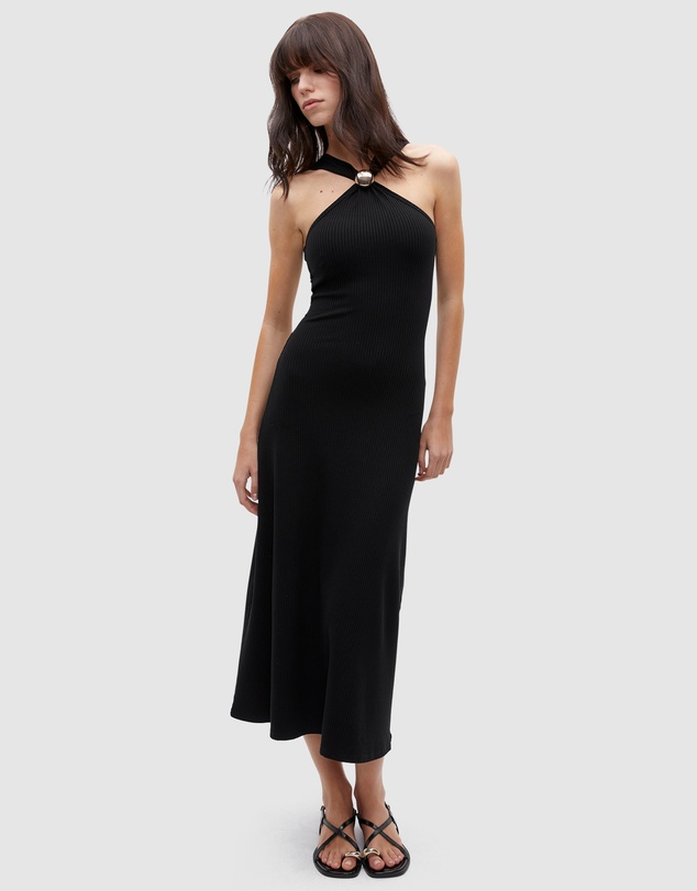 Seed Heritage - Halter Rib Midi Dress
