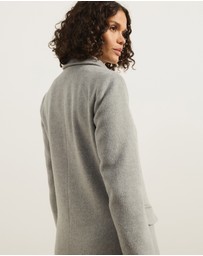 Atmos&Here - Rhiannon Wool Blend Tailored Coat