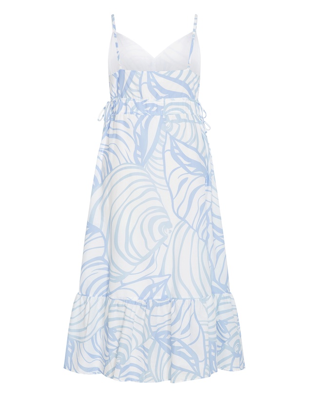 City Chic - Plus size Ari Maxi Dress - blue print