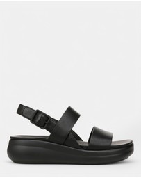 Naturalizer - Coast Sandal - Black Tumble