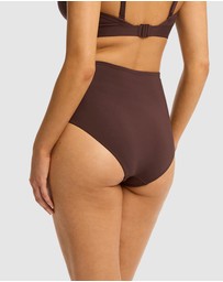Sea Level Australia - Essentials Edit High Waist Gathered Side Pants