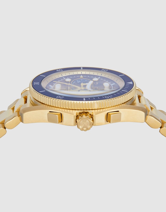 Michael Kors - Maritime Gold Tone Chronograph Watch