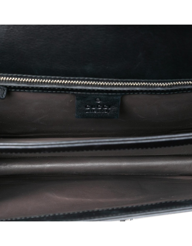 Pre-Loved by Azura Reborn - Pre-Loved Medium Polished Calfskin Dollar Interlocking G Crossbody
