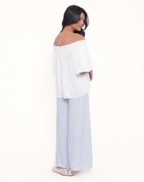 Petal & Pup - Quinlan Off Shoulder Top - White