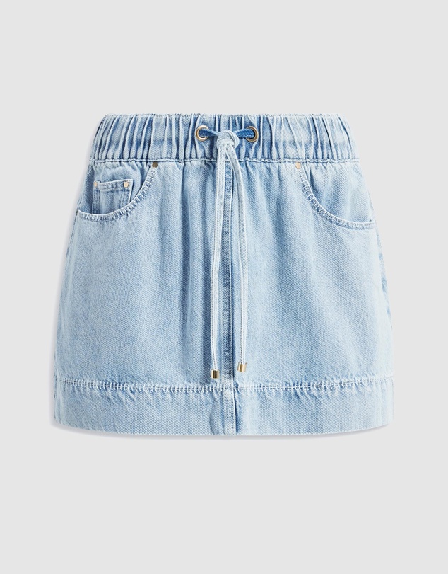 Aje Studio - Margot Denim Mini Skirt