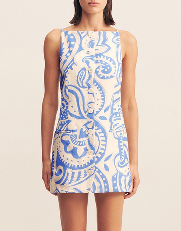 Shona Joy - Francis Square Neck Mini Dress