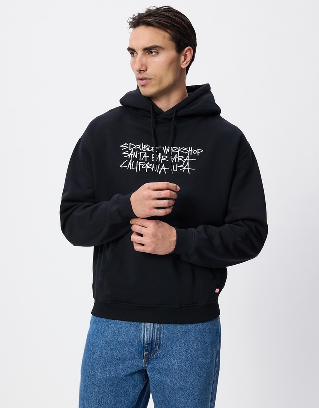 S Double - Address Text Pullover Hoodie