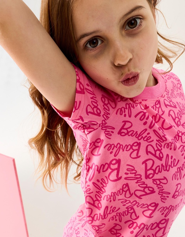 Rock Your Kid - Barbie Short Pyjama Set - ICONIC EXCLUSIVE - Kids-Teens