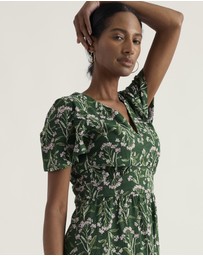 Seasalt - Seasalt Cornwall Green Chateaux Maxi Dress