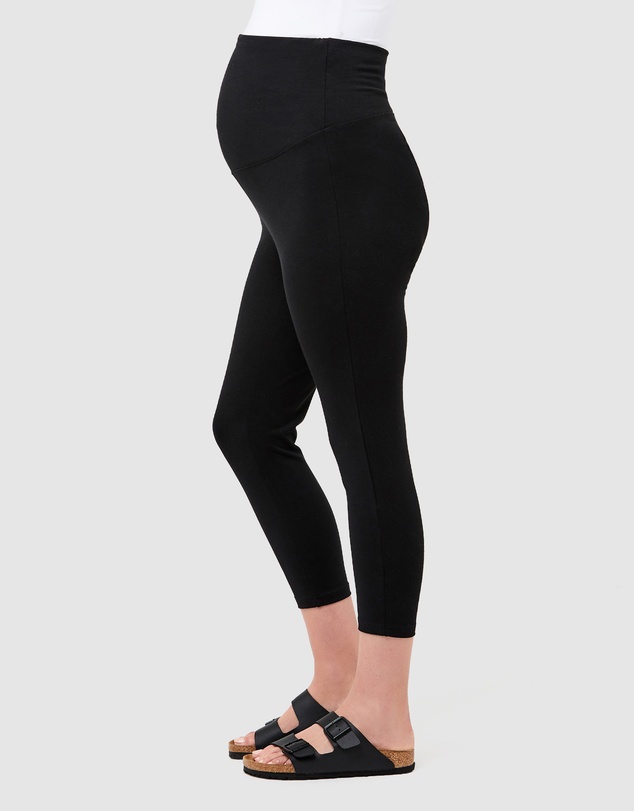 Ripe Maternity - Organic Over Bump 3/4 Legging