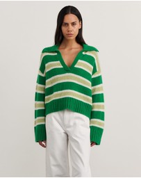 Jag - Lily Collared Knit