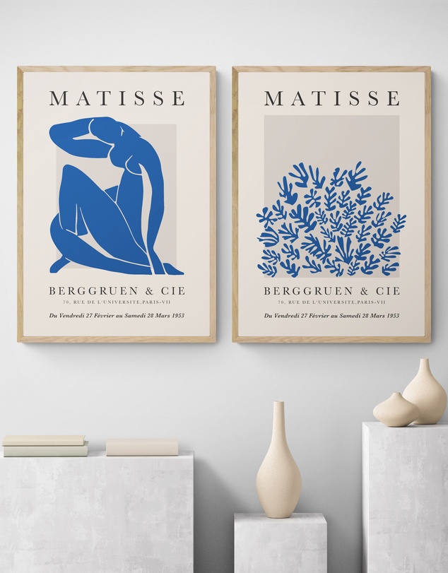 Inka Arthouse - Coral & Nude by Henri Matisse Art Print