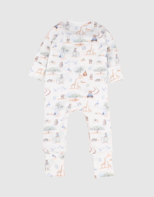 Bebe by Minihaha - Brady Organic LS Zipsuit - Babies