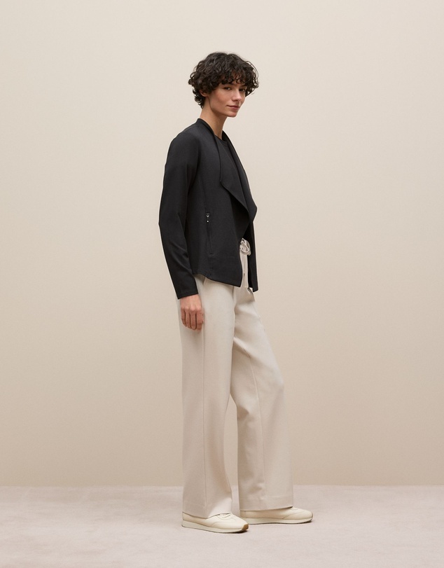 Trenery - Bamboo Viscose Blend Jacket in Black
