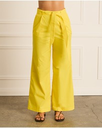 Heaven Australia - Citron Palazzo Pants