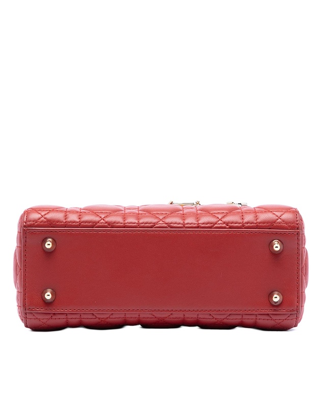 Pre-Loved by Azura Reborn - Pre-Loved Small Lambskin Cannage My ABCDior Lady Dior