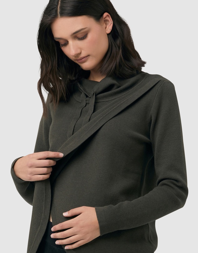 Ripe Maternity - Cassie Cross Over Nursing Knit