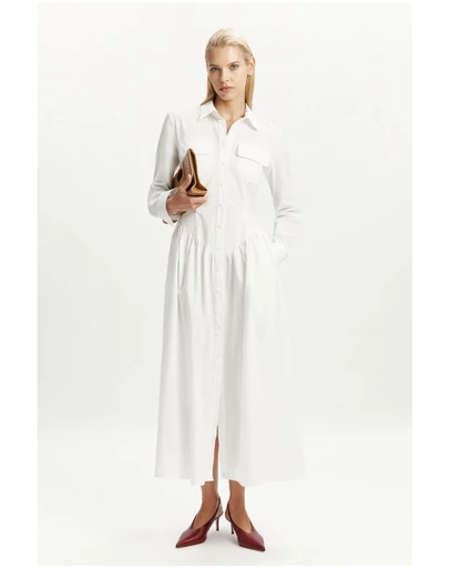 Bardot - Agatha Fitted Shirt Dress