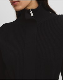 Country Road - Australian Cotton Blend Belted Knit Jacket