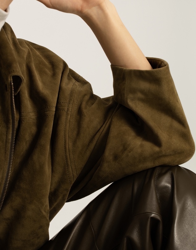 IDA+S - Nico Suede Leather Jacket