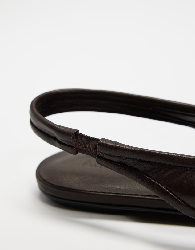 Atmos&Here - Marlowe Leather Sling Back Ballet Flats