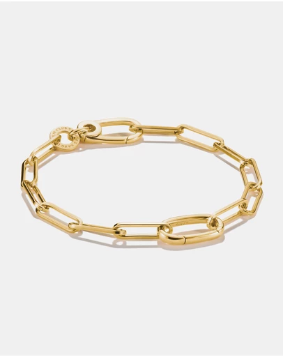 THOMAS SABO - THOMAS SABO Connect Charm bracelet Paperclip Gold