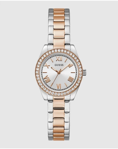 GUESS - Guess Ladies 2-Tone 30mm Analogue Watch