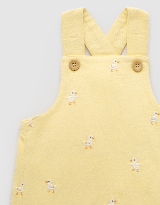 Purebaby - Broderie Overall- Kids-Babies
