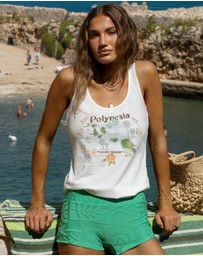 Poolside Paradiso - Isola Tank - White