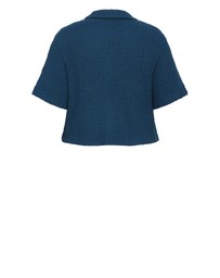 City Chic - Plus size Zoie Button Up Shirt - petrol